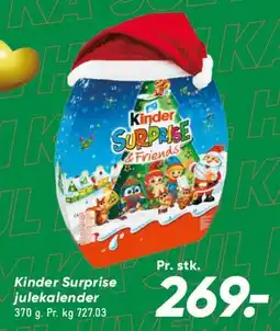 Bilka Kinder Surprise julekalender tilbud