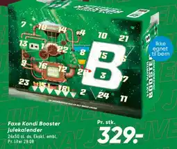 Bilka Faxe Kondi Booster julekalender tilbud