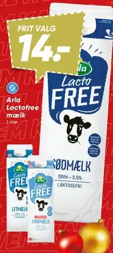 Bilka Arla Lactofree mælk tilbud