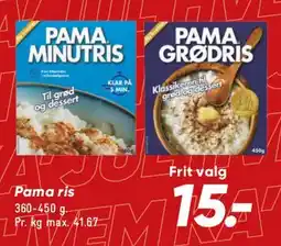 Bilka Pama ris / grødris tilbud