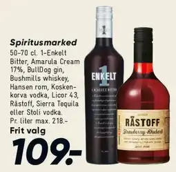 Bilka Spiritusmarked tilbud