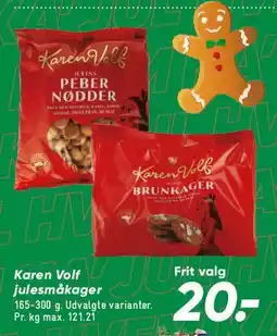 Bilka Karen Volf julesmåkager tilbud