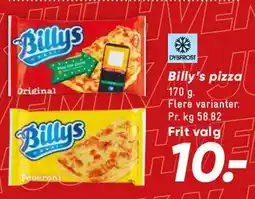 Bilka Billy's pizza tilbud