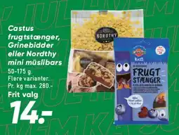 Bilka Frugtstænger / småbars tilbud