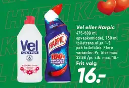 Bilka Vel eller Harpic tilbud