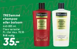 Bilka TRESemmé shampoo eller balsam tilbud