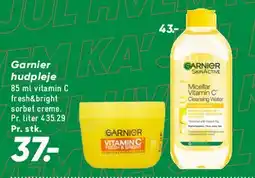 Bilka Garnier hudpleje tilbud