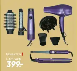 Bilka Remington styling-sæt (lilla) tilbud