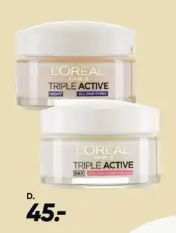 Bilka L'Oréal Triple Active tilbud