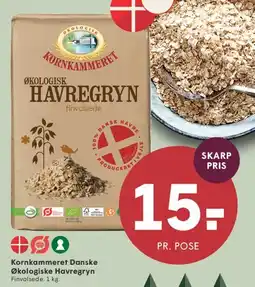 SPAR Kornkammeret Økologisk Havregryn tilbud