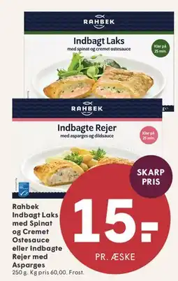 SPAR Rahbek Indbagt Laks og Indbagte Rejer tilbud