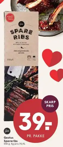 SPAR Gestus Spareribs tilbud