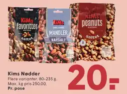 SPAR Kims Nødder tilbud