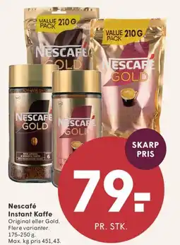 SPAR Nescafé Instant Kaffe tilbud