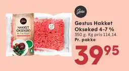 SPAR Gestus Hakket Oksekød 4-7% tilbud