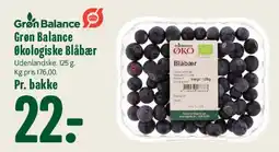 Min Købmand Grøn Balance Økologiske Blåbær tilbud