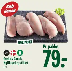 Min Købmand Gestus Dansk Kyllingebrystfilet tilbud