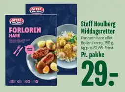 Min Købmand Steff Houlberg Middagsretter — Forloren hare / Boller i karry tilbud
