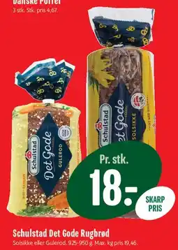 Min Købmand Schulstad Det Gode Rugbrød tilbud
