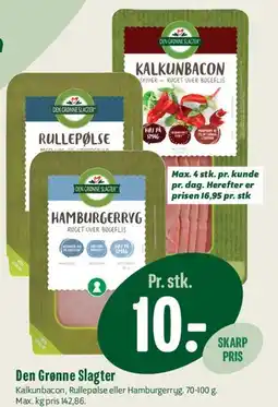Min Købmand Den Grønne Slagter tilbud