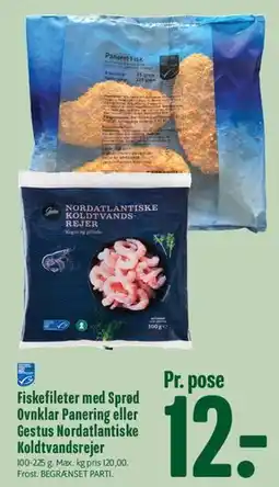 Min Købmand Fiskefileter / Nordatlantiske rejer tilbud