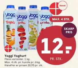 SPAR Yoggi Yoghurt tilbud