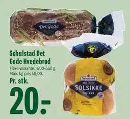 Min Købmand Schulstad Det Gode Hvedebrød tilbud