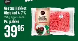 Min Købmand Gestus Hakket Oksekød 4-7% tilbud