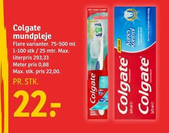 SPAR Colgate mundpleje tilbud
