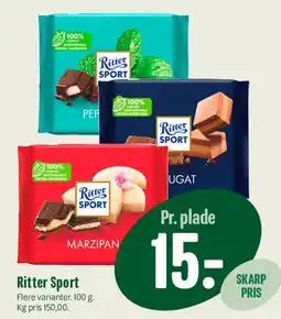 Min Købmand Ritter Sport tilbud