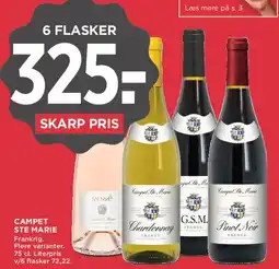 MENY Campet Ste. Marie (6 flasker) tilbud