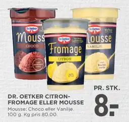 MENY Dr. Oetker Citron-Fromage eller Mousse tilbud