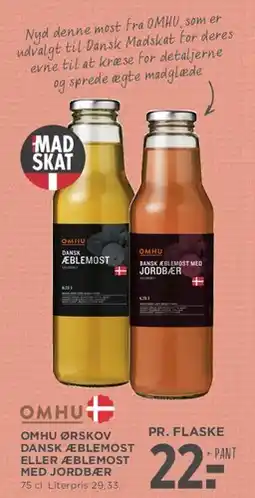MENY OMHU Ørskov Dansk æblemost tilbud