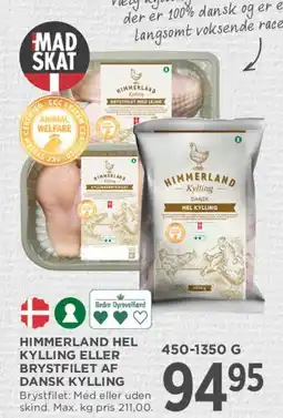 MENY Himmerland hel kylling eller brystfilet tilbud
