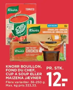 MENY Knorr bouillon / Cup a Soup / Maizena Jævner tilbud
