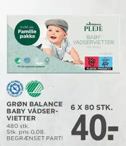 MENY Grøn Balance Baby Vådservietter tilbud