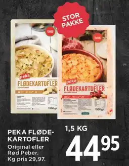 MENY Peka flødekartofler tilbud