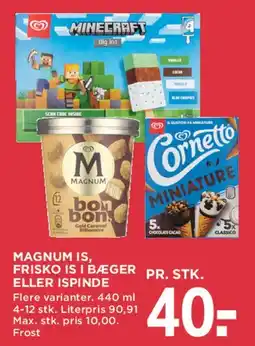 MENY Magnum, Frisko eller Cornetto (is) tilbud