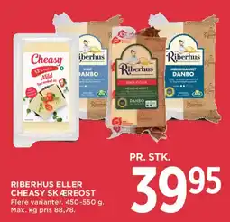 MENY Riberhus eller Cheasy skæreost tilbud