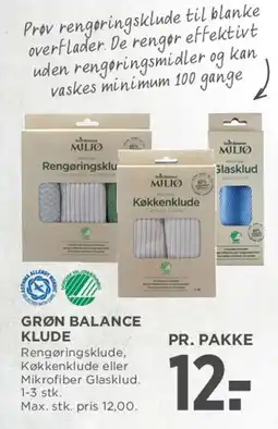 MENY Grøn Balance Klude tilbud