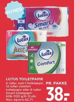 MENY Lotus toiletpapir tilbud