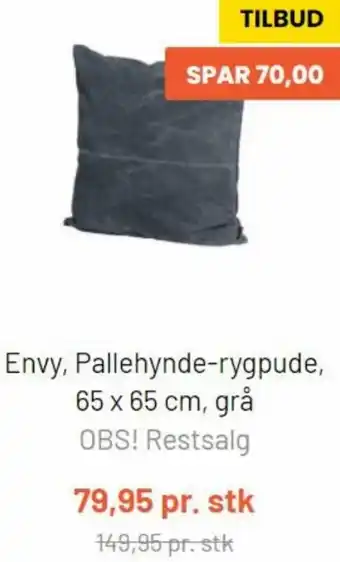 Silvan Envy, Pallehynde-Rygpude, 65x65 cm tilbud