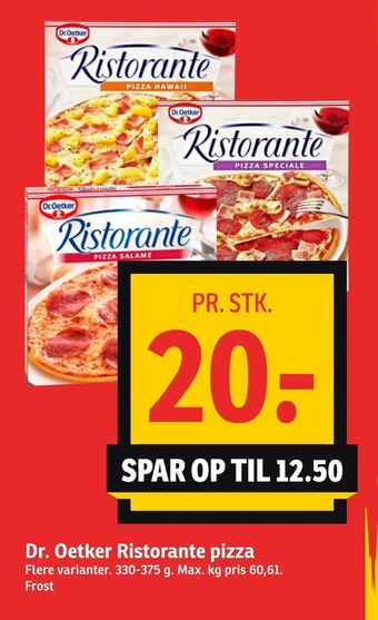 SPAR Dr. Oetker Ristorante pizza tilbud