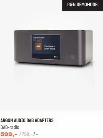 Hi-Fi Klubben Argon Audio Dab Adapter3 DAB-Radio tilbud