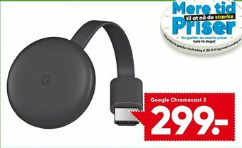 Bilka Google Chromecast 3 tilbud