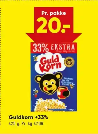 Bilka Guldkorn +33% tilbud