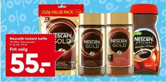 Bilka Nescafé instant kaffe tilbud