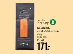 Føtex Princip Koldrøget vertikalskåret laks tilbud
