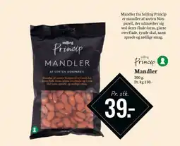 Føtex Salling Princip Mandler tilbud