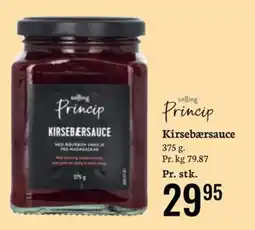 Føtex Princip Kirsebærsauce tilbud